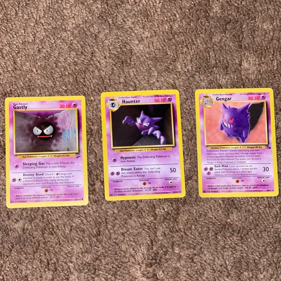 Pokemon Toys Gengar Evolution Line Poshmark